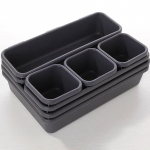 8 tk sahtli korraldajaid majapidamises tolmukindel kirjutuslaua hoiukarp naiste meigikorraldaja k&ouml;&ouml;gi ja vannitoa aksessuaaride jaoks 8 pcs with a set hall v&auml;rv