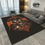 M-MotorHead Band Prinditud vaip Elutuba Magamistuba Moodne ja ilus libisemisvastane vaibafotograafia rekvisiidid s&uuml;nnip&auml;evakingitus 160cm by 120cm