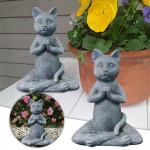 Kassi Buddha meditatsioon Kassikuju aia v&auml;liskulptuuride kaunistamine