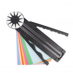 12-&uuml;hes 360-kraadine p&ouml;&ouml;rlev k&auml;sitsi l&otilde;ikav paberil&otilde;ikur Multifunktsionaalne k&auml;eshoitav k&auml;sit&ouml;&ouml;paberi l&otilde;ikamise t&ouml;&ouml;riist