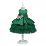 T&uuml;drukute peokleit Printsessi pulmakleit t&uuml;drukute kost&uuml;&uuml;m Vestidos kleit 1 kuni 6 aastaks 70cm 6-7M tumeroheline v&auml;rv