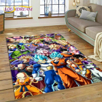 Anime 3D D-Dragon-Ball Jaapani multifilmi vaibavaip elutoa magamistoa sisekujunduseks, libisemiskindel p&otilde;randamatt diivani uksemati jaoks 100cm x 150cm