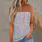Naiste mood vaba &otilde;la rinnahoidja vabaaja retro lilleprinteriga &otilde;&otilde;nes top L sinine