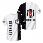 T&uuml;rgi Besiktas Istanbuli Jalgpall T-s&auml;rk 3D-tr&uuml;kk Suvine Y2k Graafiline T-s&auml;rk &Uuml;lem&otilde;&otilde;tmeline Naiste T-s&auml;rk Harajuku UUS Promos&auml;rgid XS