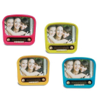 V&auml;rviline vintage raadio pildiraam