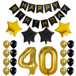 Alubolujiaumi filmi s&uuml;nnip&auml;evapeo &otilde;hupallide komplekt Viieharulise t&auml;hekujuline 40-tolline suur number 40-year-old suit