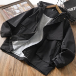 Poiste kevadjakk Hardshell Poiste t&ouml;&ouml;jakk Tuulejakk 140 khaki