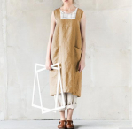 Kohvikud K&ouml;&ouml;gip&otilde;lled s&ouml;&ouml;gitegemiseks k&uuml;psetamiseks restoran Lihtne naiste seelikkleit suures suuruses XXXL khaki