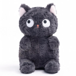 Loominguline multikas must kass padi Armas nukk kass plush m&auml;nguasi helendav multikas nukk 43cm（0.75kg）