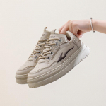 Vabaaja platvormiga tossud naistele Kerged libisevad k&otilde;ndimisjalatsid Hingavad mugavad jooksutossud Naiste PU-nahast n&ouml;&ouml;riga tennised 35 beež