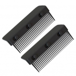 2 tk Juuste sirgendaja kammitarvikud Lameda rauaga sirgendava kammi tarvikud Professionaalne kodu Naistele T&uuml;drukutele Juukseharja kujundamise t&ouml;&ouml;riist 2pcs lilla