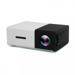 HD 1080P LED koduprojektor YG300 ja YG310 mikroprojektsiooni jaoks &ndash; agentide v&auml;rbamise v&otilde;imalus US Standard English sinine/valge
