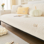 Lamba imitatsiooniga sametdiivani r&auml;tik Talvine soe libisemisvastane universaalne diivanikatted L-kujuline osaline diivanikate elutuppa 70x70cm 1pc