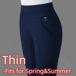 Vabaaja suured sirge s&auml;&auml;rega p&uuml;ksid naiste pikkadele p&uuml;kstele, elastsed k&otilde;rge v&ouml;&ouml;kohaga emap&uuml;ksid, 9-punktilised naiste p&uuml;ksid, must S must