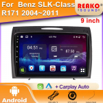 Android Auto Raadio Mercedes Benz SLK-Klassi R171 2004 - 2011 jaoks Multimeedia Video M&auml;ngija Navigatsioon GPS Carplay Autoradio 4 core 1GB+32GB carplay