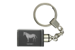 Lipizzan - Crystal pendant with photo of a horse, illuminated pendant, unique gift by Art-Dog brand