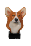 Welsh Corgi - painted figurine, statue, figure, made by the artist, brand Art-Dog