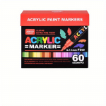 84 v&auml;rvi klapimarkerid k&otilde;va otsaga pliiatsid kangale kiviv&auml;rvimiseks pliiats kivi keraamiline klaas kirjatarbed kunstitarbed markerid pintsli otsa markerid kivipuidu jaoks