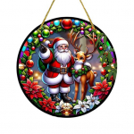 J&otilde;uluakr&uuml;&uuml;list uksesilt Lumememm J&otilde;uluvana P&otilde;der Elf Tree Ukse riidepuu esiukse seinaripp Tervitustahvli kaunistus ripats