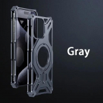 Metallist magnetiline hoidikuga telefoni&uuml;mbris iPhone 13 14 15 Pro Maxile Moodne alumiiniumisulamist telefoni&uuml;mbris iPhone 13 14 15 Promax Pro jaoks iPhone 13 hall