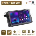 Android Carplay autoraadio BMW E46 jaoks 1998-2006 Multimeediumipleier, stereo GPS-navigatsioon BT WIFI 4+64GB 1+16GB