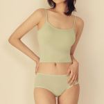 Skinny Five Sheer Modal rinnahoidja top & alusp&uuml;ksid 5 v&auml;rvi Blue (Bra XL + Panties XXL)