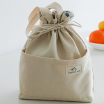 Pingutusn&ouml;&ouml;riga l&otilde;uendist isoleeritud s&ouml;&ouml;gikott Paks alumiiniumfooliumist termiline Bento Box Tote Cooler k&auml;ekotid kontori v&auml;lipikniku jaoks elevandiluuvalge