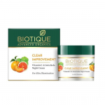 Biotique Advanced Organics Clear Improvement C-vitamiini ja Gotu Kola &ouml;&ouml;kreem 50gm