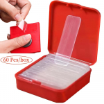 Korduvkasutatav multifunktsionaalne kahepoolne kleeplint, 60 tk kahepoolne kinnitus Tugev kleepuv seinariba l&auml;bipaistev teip ilma k&auml;rpimiseta 60pcs/box