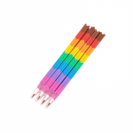 Terituseta pliiatsi ehitusplokk Rainbow Color Bullet Pen laste kirjatarbed HB