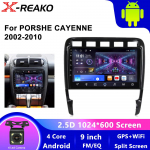 2 Din autoraadio Porsche Cayenne 1 9PA 2002-2010 jaoks Multimeedia videopleier Navigatsioon GPS Juhtmevaba CarPlay Android Auto BT5.0 1GB+32GB carplay