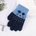 1 paar armsat sooja kinnas lastele Sweet Cartoon Kitten Children Viie s&otilde;rmega kinnas &otilde;ues S&uuml;gistalvine Hoia soojas Kootud Kinnas