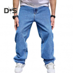 Meeste teksad Keskmise k&otilde;rgusega sirge laia s&auml;&auml;rega sinised taskutega teksap&uuml;ksid &uuml;hev&auml;rvilised High Street Style vabaaja pikad p&uuml;ksid 36