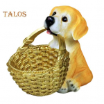 Kutsika v&otilde;tmehoidja vaigust mini hoiukorv koeraornamendi hoiukaussi v&otilde;tmehoidja sissep&auml;&auml;sulaua jaoks kodukontori sisekujunduseks kollane