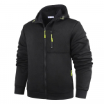 Meeste s&uuml;gisjakk Vabaaja Slim Fit Lukuga Kapuutsiga Jakid Meestele T&auml;navamood &Uuml;hev&auml;rvilised Mantlid Meeste R&otilde;ivad S must