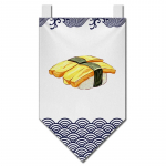 Jaapani Korea Restoran Rippuv L&uuml;hike Kardin Sushi Pood K&ouml;&ouml;gi Vahesein Poolkardin Kolmnurkse Lipu Kardinad Izakaya Dekoratsioon 30x50cm