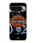 Coque - MANIACASE - Google Pixel 9 Pro XL - Souple - Noir - Harley Davidson Logo