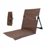 Camping kokkupandav tool Kerge ja mugav lamamistool &Uuml;hekordne seljatoega laisk tool Outdo jaoks Brown