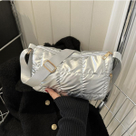 Naiste &otilde;lakott vabaaja nailonist tepitud polsterdatud Crossbody pilvekott Moekujundus Luksuslikud k&auml;ekotid Kandekott Siduri rahakott 24x10x16cm