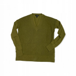 Wciągany sweter damski khaki dekolt V J. CREW XXS - Used