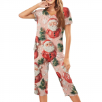 Naiste vabaaja spordipidžaamade l&uuml;hikeste varrukatega k&auml;rbitud p&uuml;ksid j&otilde;ulutr&uuml;kiga komplekt M