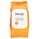 The Honey Pot Company, Plain Wipes, Fragrance-Free, 30 Count orange