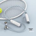 Nelja k&otilde;lariga juhtmevaba Bluetooth-peakomplekt kaelas rippuv kael k&otilde;rvasisene sport &uuml;limalt vastupidav m&uuml;rav&auml;hendus