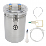 Manuaalne l&uuml;psimasin 2L mahutavusega, pingutust s&auml;&auml;stev, roostevabast terasest &auml;mbriga kaasaskantav l&uuml;psimasin