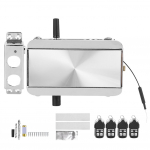 Nutikas elektrooniline ukse lukukomplekt 4 kaugjuhtimispulti Bluetooth avamine Peidetud vargusvastane?Vargus kodu jaoks