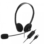 USB-juhtmega arvutik&otilde;rvaklapid mikrofoni helitugevuse reguleerimisega s&uuml;learvuti m&auml;ngimiseks m&otilde;eldud peakomplektid m&uuml;rasummutavad juhtmega stereopeakomplektid must