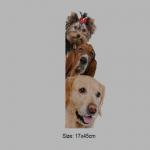 1tk Koerad Kassid 3D Seinakleebis Naljakas Uks Aken Riidekapp K&uuml;lmkapi kaunistused Lastetoa Kodukaunistus Multifilm Loom 1