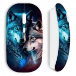 Souris - Maniacase - Peinture diamant Loups - Sans Fil - Design - Ergonomie