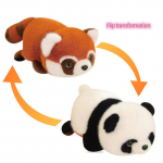Simulatsioon 25-45cm T&auml;idetud Panda Muutub Pesukaru Loomaks P&ouml;&ouml;ratav Transformatsioon Pehmed Nukud Beebi Mugavusm&auml;nguasjad T&uuml;drukutele Poistele Kingitus 20cm pendant
