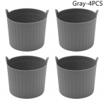 1/4 tk Air Fryer Silikoonist korv Silikoonvorm &Otilde;hkfrit&uuml;&uuml;r Muna Poacher Silikoonist Cupcake K&uuml;psetustopsid Ramekins &Otilde;hkfrit&uuml;&uuml;ri ahjudele 4PCS